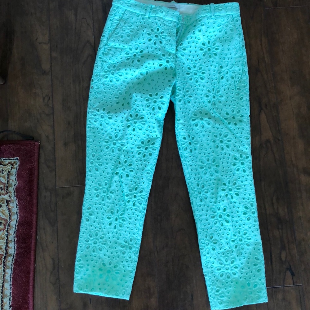 J. Crew Eyelet Pants